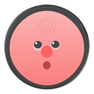 Surprise Face Hockey Puck