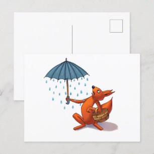 Surprise!  holiday postcard