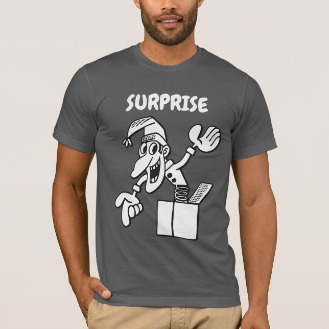 SURPRISE jack in the box T-shirt (Front)