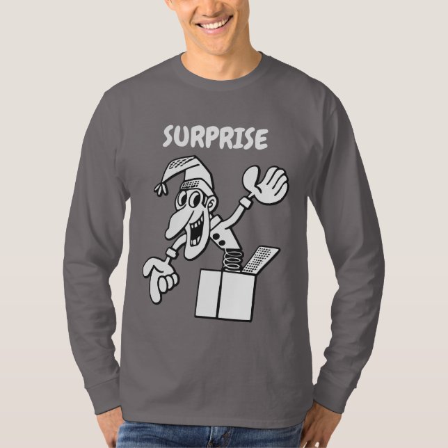SURPRISE jack in the box T-shirt (Front)