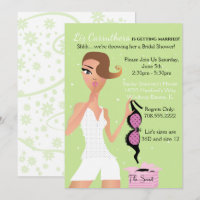 Surprise Lingerie Bridal Shower Green Sparkle