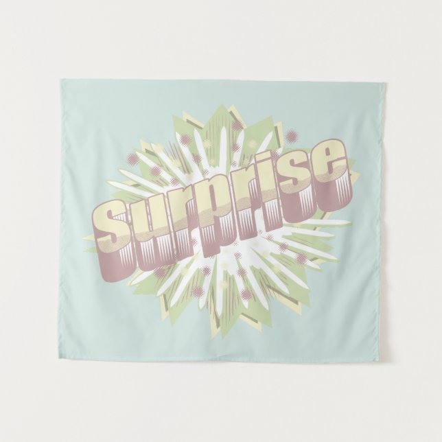 Surprise onomatopoeia explosion tapestry (Front (Horizontal))