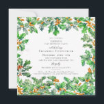 SURPRISE PARTY 21st Birthday December Birth Flower Invitation<br><div class="desc">Festive holly and berry birthday invitation is perfect for your December birthday party. Bright green holly is decorated with deep red berries. Holly is also the December birth flower which represents happiness,  joy,  good luck and respect. All of the text is editable.</div>