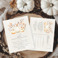 SURPRISE PARTY 25th White Pumpkin Fall Leaves