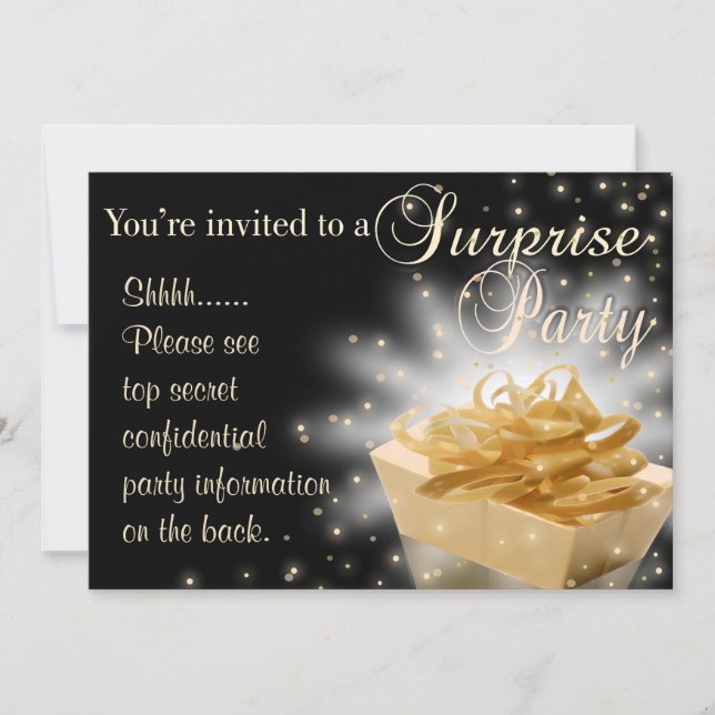 Surprise Party Invitation (Front)