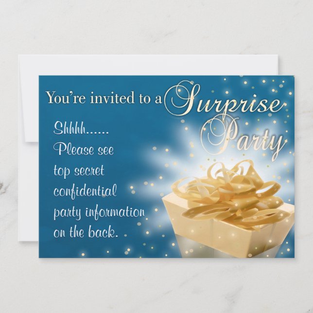 Surprise Party Invitation (Front)