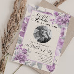 SURPRISE Photo 70th Birthday Bloom Blush Pink  Invitation<br><div class="desc">An elegant "70th Birthday" party invitation design with personalized photo,  modern typography and a Garden in Bloom background.</div>