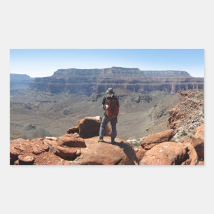 Surprise Valley Thunder River Trail Grand Canyon Rectangular Sticker