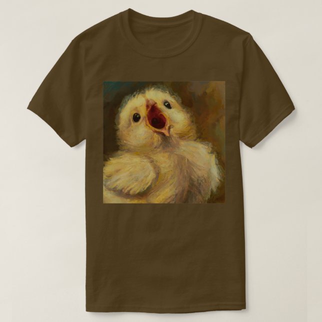 Surprised Baby Chick 2 T-Shirt (Design Front)