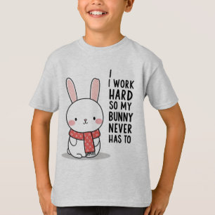 Surprised Bunny T-Shirt – Cute Bunny Reaction with