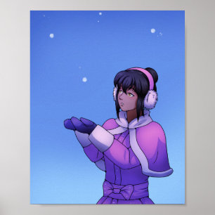 Surprised by Snow Poster