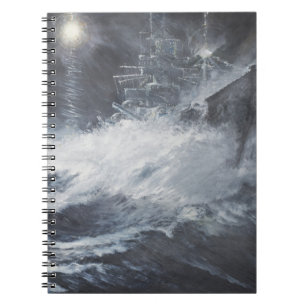 Surprised By Starshell Scharnhorst Battle of Spiral Notebook