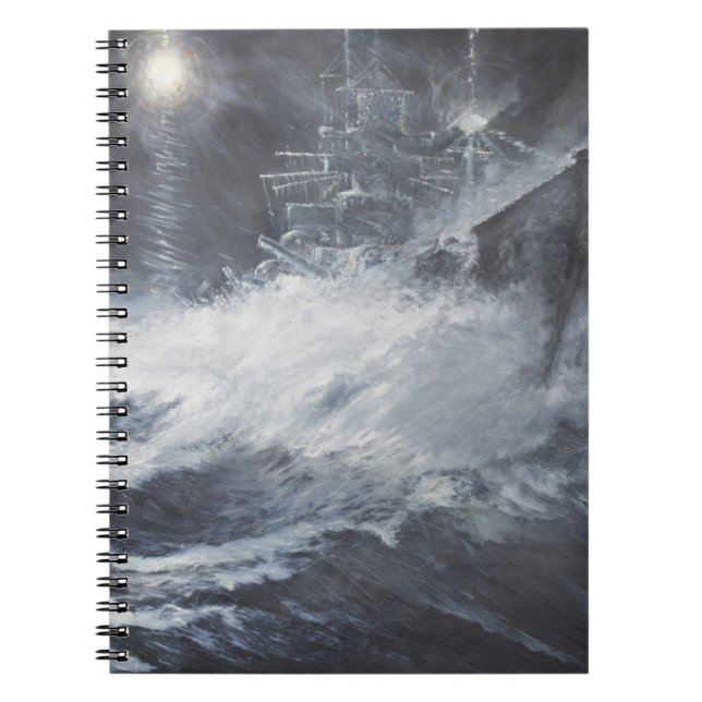 Surprised By Starshell Scharnhorst Battle of Spiral Notebook (Front)