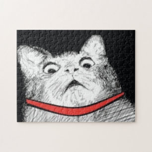 Surprised Cat Gasp Meme - Puzzle