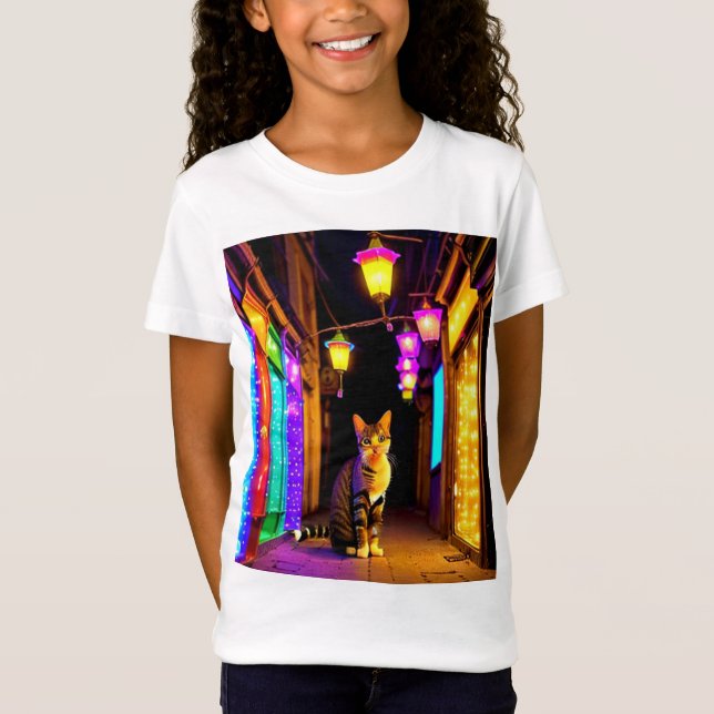 surprised cat T-Shirt (Front)