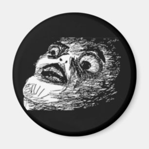 Surprised Comic face Magnet