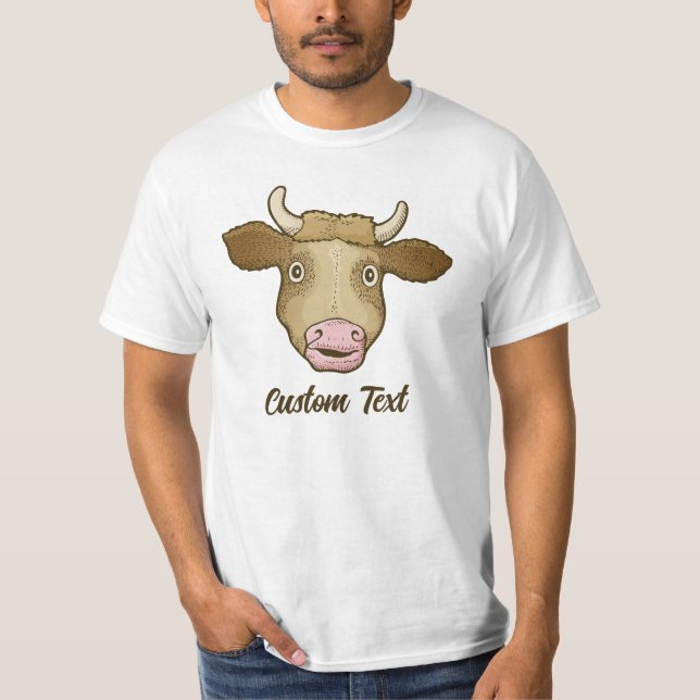 Surprised Cow T-Shirt (Front)