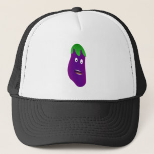 Surprised Eggplant by Kenneth Yoncich Trucker Hat
