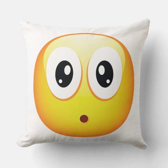 Surprised Emoticon Cushion (Front)