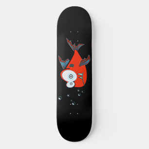 Surprised Fish Skateboard Deck