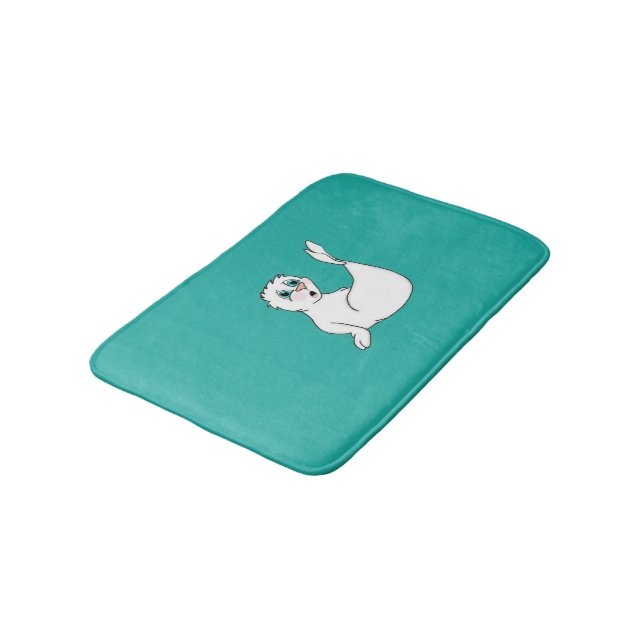 Surprised Seal Bath Mat (Angled)