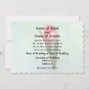Surprised Tulip Wedding Products Invitation