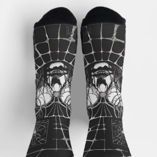 Surreal Abstract Portrait Socks