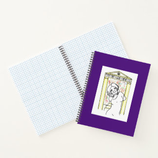 Surreal Ancient Greek Spiral Notebook