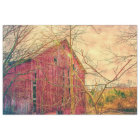 Surreal and Gorgeous Red Barn Tissue Paper