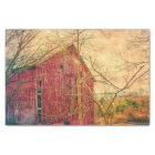 Surreal and Gorgeous Red Barn Tissue Paper