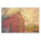 Surreal and Gorgeous Red Barn Tissue Paper