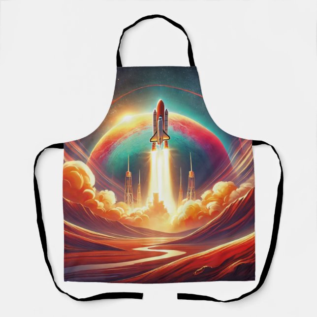  surreal art  apron (Front)