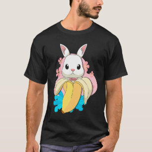 Surreal Bunny Banana Rabbit Fruit Pun Easter Rabbi T-Shirt