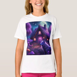 Surreal Cabin In The Woods T-Shirt