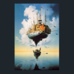 Surreal Celestial Vessel Poster<br><div class="desc">Embark on a surreal journey with "Surreal Celestial Vessel." This captivating artwork features a massive floating ship suspended in the sky, defying gravity and logic. Its ethereal presence evokes a sense of wonder and curiosity, as if it's sailing through an alternate dimension. Mysterious and vibrant, the scene draws you into...</div>
