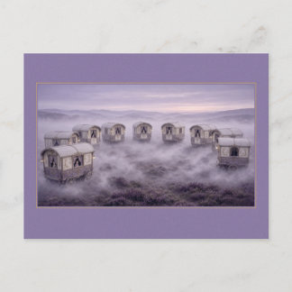 Surreal Circus Dreams Lavender Caravans Postcard