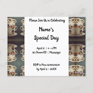 Surreal Coffee Octopus Postcard