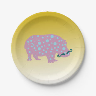 Surreal Cool Trendy  Custom Paper Plates 7 in