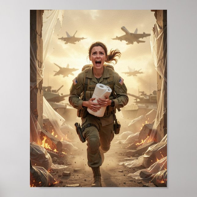 Surreal Courage in a World of Chaos Poster (Front)