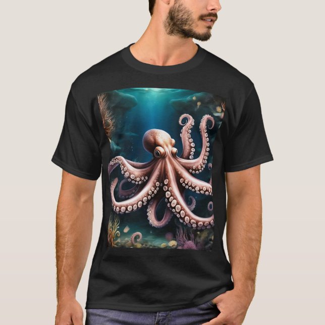 Surreal Depths Octopus T-Shirt (Front)