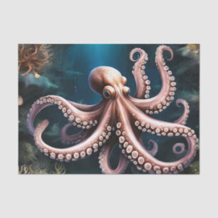 Surreal Depths Octopus Tissue Paper
