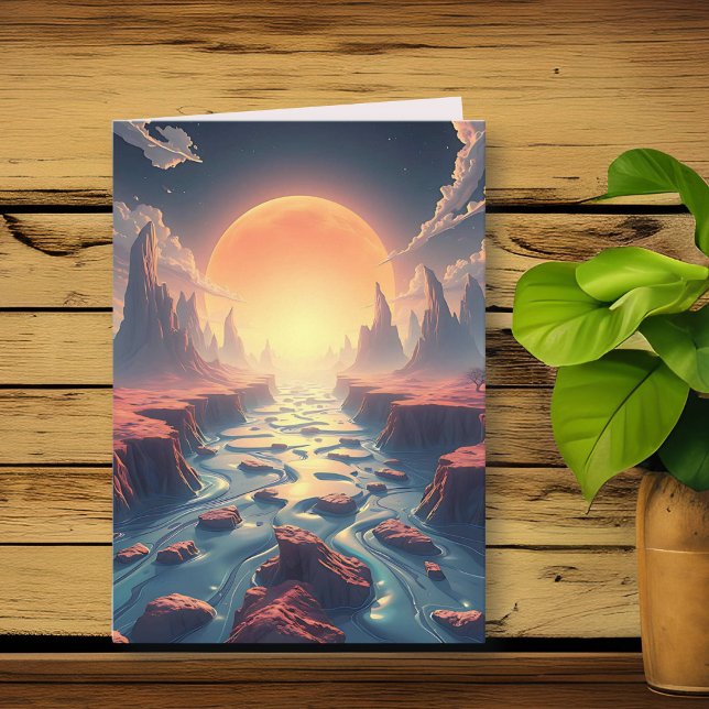 Surreal Ethereal Landscape | Magical Birthday Card (Creator Uploaded)