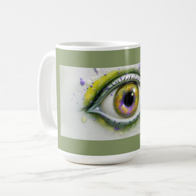 Surreal Eye Coffee Mug (Front Left)