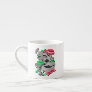 Surreal Faces Bold & Artistic Espresso Cup