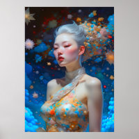 Surreal Fantasy Fantastic Asian Girl Art Ai