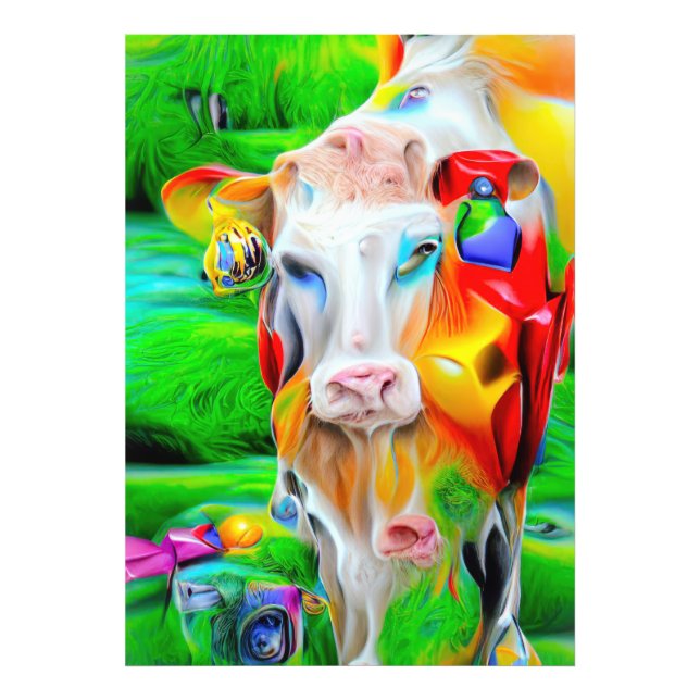 Surreal Farm Art Photo Print (Front)