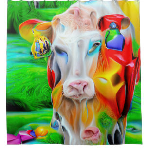 Surreal Farm Art Shower Curtain