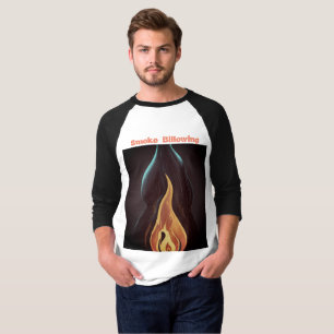 Surreal Flame Vector Art - 4K Render for Men's T-Shirt