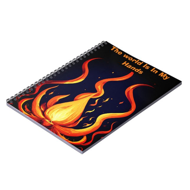 Surreal Flame Vector Art-4K Render for - Notebook (Left Side)