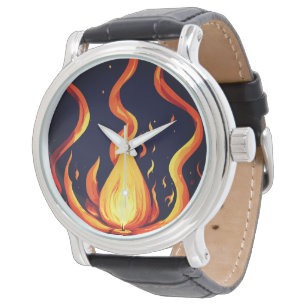 Surreal Flame Vector Art - 4K Render for - Watch